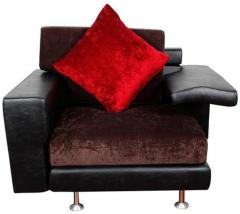 Pinnacle Salerno One Seater Sofa in Chocolate Brown Colour