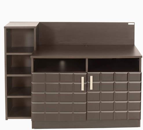 Godrej Interio Chocolate Entertainment Unit in Cola Rain Colour