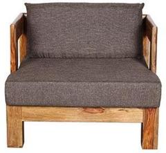 Woodsworth Rio Single Seater Sofa in Natural Finish