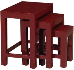 Woodsworth San Luis Red P.U Painted Set Of Tables