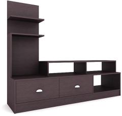 Housefull Merlin Wall Unit in Cappuccino Finish