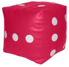 INVOGUE L Pink Dice Pouffe