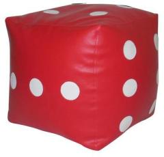 INVOGUE L Red Dice Pouffe