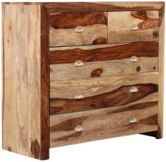 Woodsworth San Jose Chest of Drawers in Natural Sheesham Finish