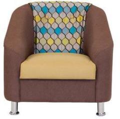 FurnitureKraft New Mexico One Seater in Brown Color