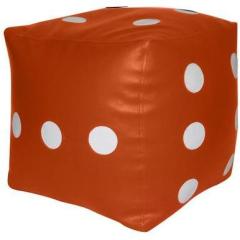 INVOGUE L Orange Dice Pouffe