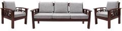 Woodsworth Mariana Teak Wood Sofa Set in Fresh walnut Finish