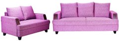 FurnitureKraft Roman Reverie Sofa Set in Purple colour