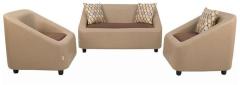 FurnitureKraft Dior Two Seater + One Seater + One Seater in Butterscotch