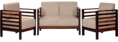 Woodsworth Casa Madera Sofa Set In Dual Tone Finish