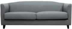 CasaCraft Florianopolis Three Seater Sofa with Throw Pillows in Stone Grey Colour