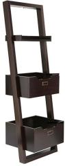 Woodsworth Mexico Ladder Book Shelf in Espersso Walnut Finish