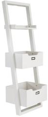 Woodsworth Mexico Ladder Book Shelf in White Color