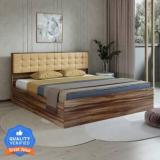 A Globia Creations Alvin Engineered Wood King Box Bed