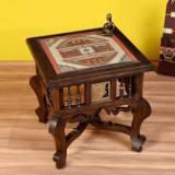 Aakriti Art Creations Small Side Table Solid Wood Side Table