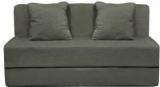 Aart Store 4X6 Sofa Cums Bed Two Seater With Two Cushion Grey Color Single Sofa Bed