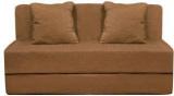 Aart Store Sofa Bed 6x6 Feet Three Seater With Washable Cover And Two Pillows Beige Color Single Sofa Bed