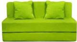 Aart Store Sofa Cum Bed 4x6 Feet Two Seater With Washable Cover And Two Pillows Green Color Single Sofa Bed