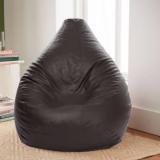 Aart Store XXXL Classic Stylish Leathrite Bean Bag Filled With Beans XXXL Size Bean Bag Chair With Bean Filling