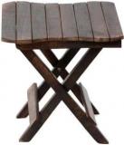 Abheyarts Small Tables 12 Inches Solid Wood End Table