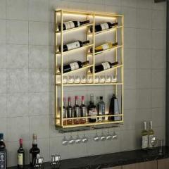 Acrylic Design Art Iron Bottle Rack