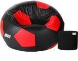 Adevworld XXXL FOOTBALL BEAN BAG Bean Bag With Bean Filling