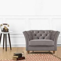 Adorn Homez Gilmore Fabric 1 Seater Sofa