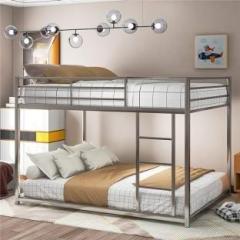 Adorn Mart Bunk Bed, Full Over Full Bunk Bed Frame Heavy Duty Space Saving Design Metal Bunk Bed