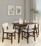 Allie Wood Aroma Sheesham Solid Wood 4 Seater Dining Set