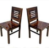 Allie Wood Finish Color Walnut Brown Solid Wood Dining Chair