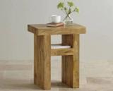 Allie Wood Portugal Sheesham Solid Wood Bedside Table