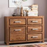 Allie Wood Sheesham 4 Drawer Solid Wood Free Standing Chest Of Drawers