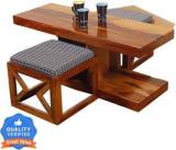 Allie Wood Sheesham Solid Wood Coffee Table