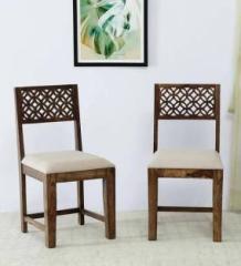 Allie Wood Sheesham Solid Wood Dining Chair