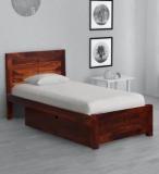 Allie Wood Sheesham Solid Wood Single Drawer Bed