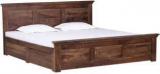 Amaani Furniture's Solid Wood Queen Bed With Storage