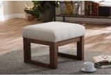 Amour Solid Wood Pouf