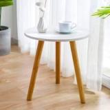 Andecy Round Bedside Sofa Side Table/Modern Coffee Table End Table For Living Room Engineered Wood Side Table