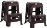 Anmol MOULDED FURNITURE STEP STOOL Pack Of 2 Weight Bearing Capacity 150kg Stool