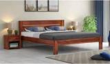 Apana Timber Solid Sheesham Wood Queen Size Bed For Bedroom/ Hotel/ Kids Room | Solid Wood Queen Bed