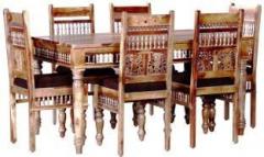 Aprodz Sheesham Wood Solid Wood 6 Seater Dining Set