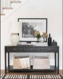 Area Puppis Solid Wood Console Table