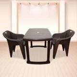 Arlavya 2 Seater Dining Set For Home Garden Cafeteria Plastic 2 Seater Dining Set