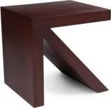 Arra Hibiscus Solid Wood Side Table