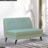 Arra Parker Two Seater Sofa in Light Green Colour Fabric 2 Seater Sofa