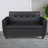 Arra Remo Leatherette 2 Seater Sofa