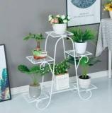 Artesia 6 Tier Plant Stands For Indoors And Outdoors, Flower Pot Holder Shelf Metal Open Book Shelf