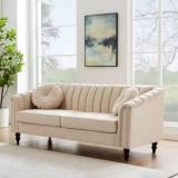 Artistic Interior Crafts Velvet 2 Seater Modern Chesterfield Sofa Fabric 2 Seater Sofa