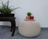 Artsy Home Natural Fiber Pouf