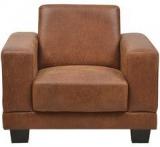 @Home Actona Single Seater Sofa In Brown Colour